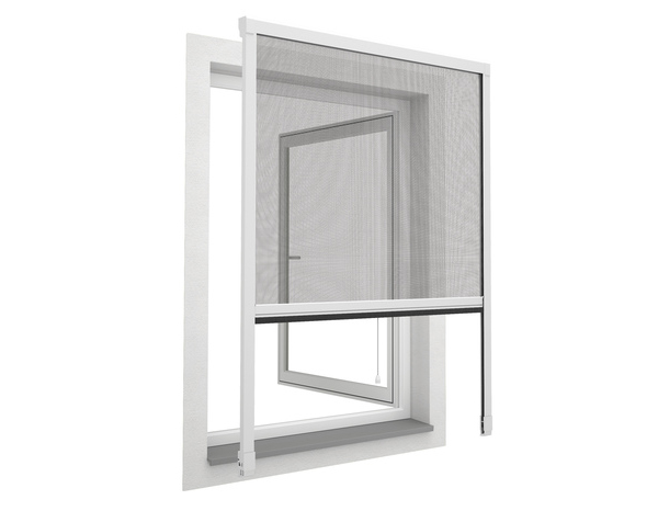 Store moustiquaire fenêtre recoupable en aluminium - L. 160 X H. 170 cm - Brico Dépôt