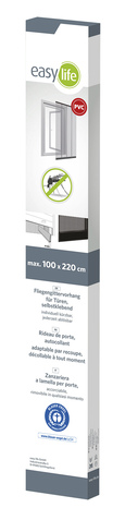 Moustiquaire PVC rideau anthracite pour porte - L. 100 X H. 220 CM. - Brico Dépôt