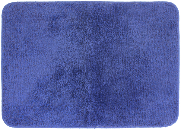 Tapis de bain "Smooth" bleu marine - 50 X 70 cm - Brico Dépôt