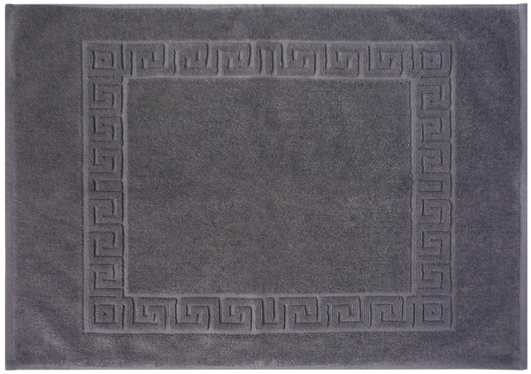 Tapis de bain "Tendance carbone" gris - 50 X 70 cm - Brico Dépôt