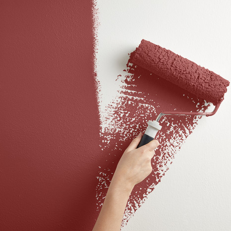 Peinture mur intérieur Satin 0,75 L Rouge brique - Evalux - Brico Dépôt