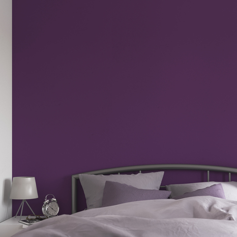 Peinture mur intérieur Satin 2,5 L ultra Violet - Evalux - Brico Dépôt
