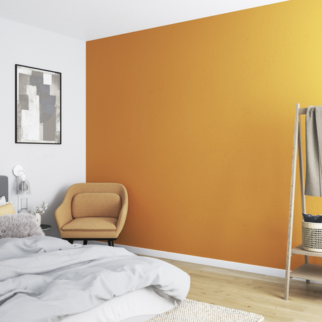 Peinture mur intérieur Satin 2,5 L Orange confite - Evalux - Brico Dépôt