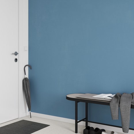 Peinture mur intérieur Mat 0,75 L Bleu lagon - Evalux - Brico Dépôt