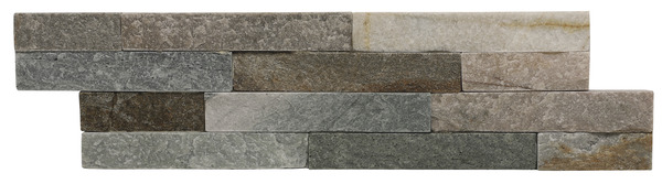 Parement pierre naturelle "Grey stone" 10 x 36 cm - Brico Dépôt