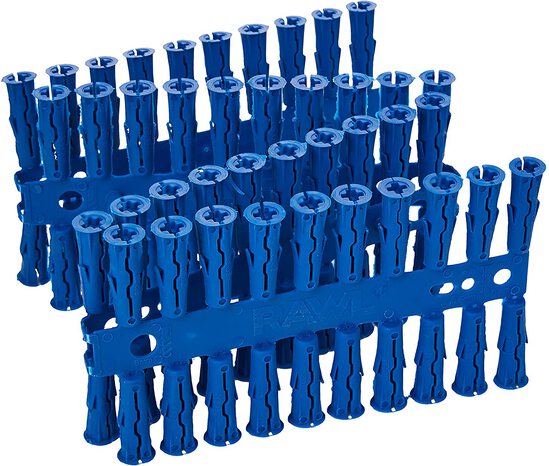 80 chevilles nylon à expansion bleu 8 mm - Brico Dépôt