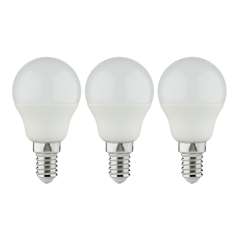 Lot de 3 ampoules LED E14 - 470 Lm et 2700K - Bodner - Brico Dépôt