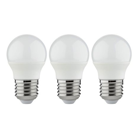 Lot de 3 ampoules LED E27 - 470 Lm et 4000K - Bodner - Brico Dépôt