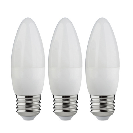 Lot de 3 ampoules LED E27 - 470 Lm et 2700K - Bodner - Brico Dépôt