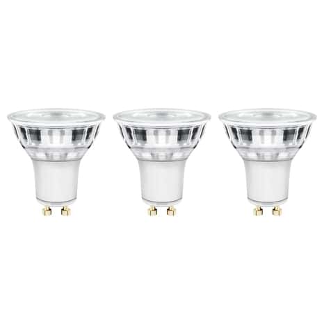 Lot de 3 ampoules LED GU10 - 345 lumens blanc neutre - Bodner - Brico Dépôt