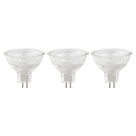 Lot de 3 ampoules LED GU5.3 - 345 Lm et 4000K - Bodner - Brico Dépôt