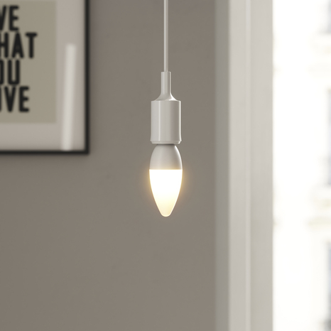1 ampoule LED à filament E14 - 650 Lm et 4000K dimmable - Bodner - Brico Dépôt