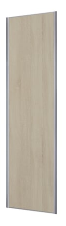 Porte coulissante chene clair profil gris "valla" h. 250 x l. 60 cm - Cooke and Lewis - Brico Dépôt