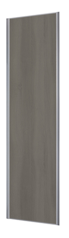 Porte coulissante chene grise profil gris "valla" h. 250 x l. 75 cm - Cooke and Lewis - Brico Dépôt