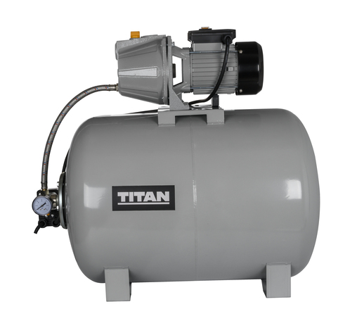 Surpresseur "TITAN" à eaux claires 1100 W + réservoir 100 L - 4600 L/h - Titan - Brico Dépôt