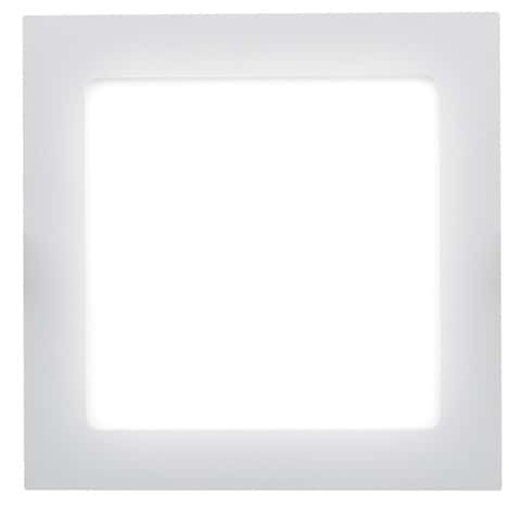 Spot à encastrer LED carré - Aluminium - Colours - Brico Dépôt