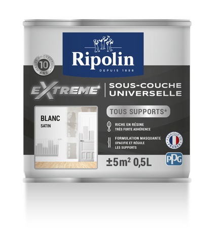 Sous couche universelle tous supports 0,5 L - Ripolin - Brico Dépôt