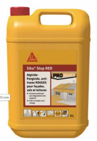 Anti-traces rouges façade Sika Stop red 5 L - Sika - Brico Dépôt