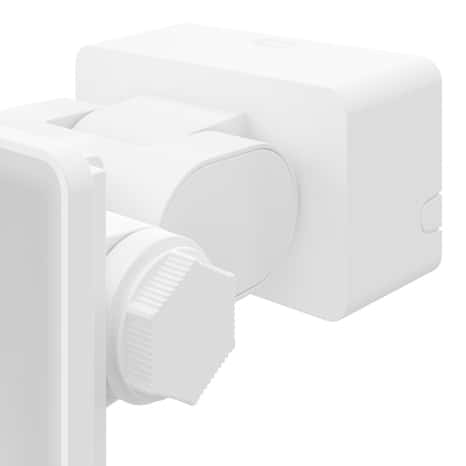 Projecteur à détection de mouvements Dircao IP65 10 W - Blanc - Blooma - Brico Dépôt