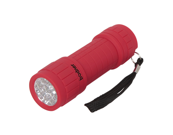 Mini lampe torche LED rouge - 27 lm - Bodner - Brico Dépôt