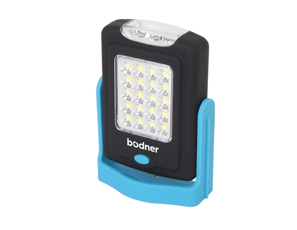 Lampe torche carré LED bleue - 220 lm - Bodner - Brico Dépôt