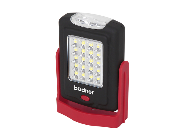 Lampe torche carré LED rouge - 220 lm - Bodner - Brico Dépôt
