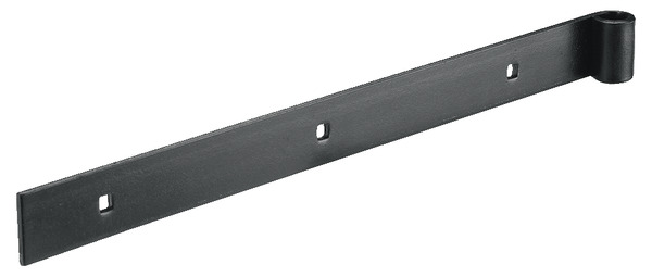 Penture droite bout carré en acier traité de couleur noire longueur 30 cm - AFBAT - Brico Dépôt