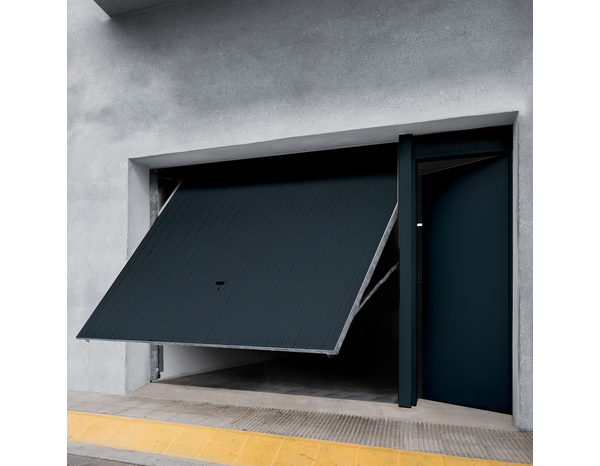 Porte de garage basculante 200 x 240 cm grise - GoodHome - Brico Dépôt