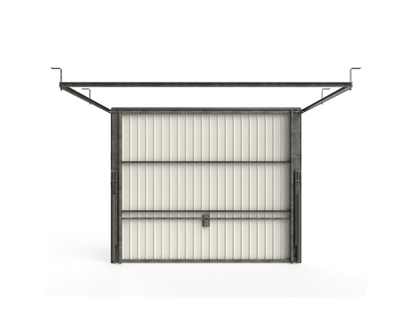 Porte de garage basculante 200 x 240 cm blanche - GoodHome - Brico Dépôt