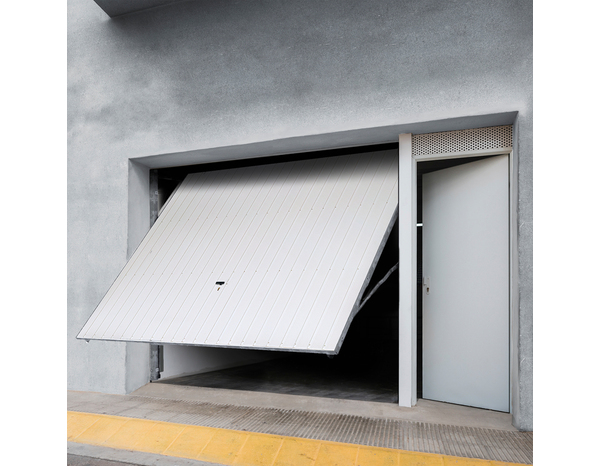 Porte de garage basculante 200 x 240 cm blanche - GoodHome - Brico Dépôt