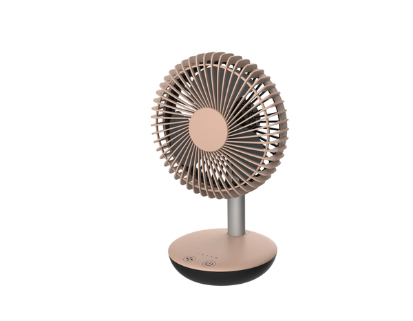 Mini ventilateur de table rose rechargeable - Brico Dépôt