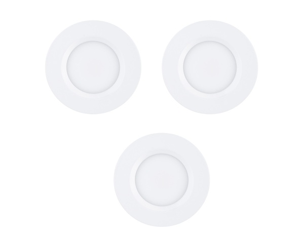 Lot de 3 spots LED "Thorold" blanc IP20 - 500 lm - Colours - Brico Dépôt