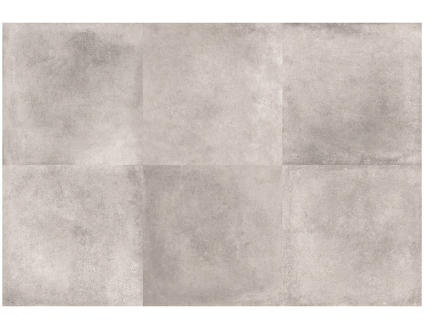 Carrelage de sol intérieur "Konkrete" gris - l. 61,6 x L. 61,6 cm - Colours - Brico Dépôt