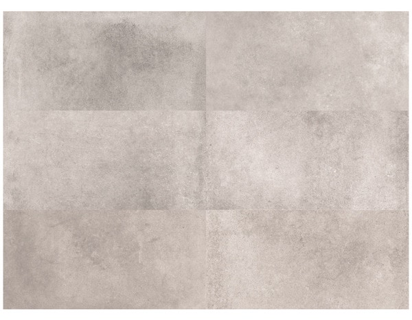 Carrelage de sol intérieur "Konkrete" gris - l. 30,7 x L. 61,7 cm - Colours - Brico Dépôt