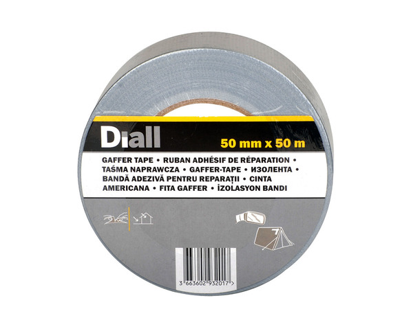 Ruban adhésif de réparation gris 50 mm x 50 m - Diall - Brico Dépôt