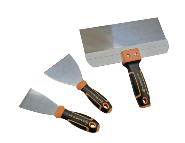 Lot 3 couteaux à enduire 5-10-25 cm - Magnusson - Brico Dépôt