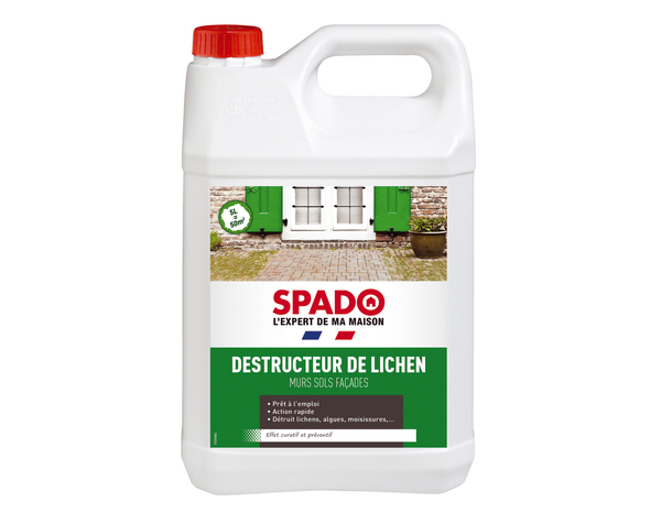 Destructeur de mousse pour mûrs, sols et façades 5 L - Spado - Brico Dépôt