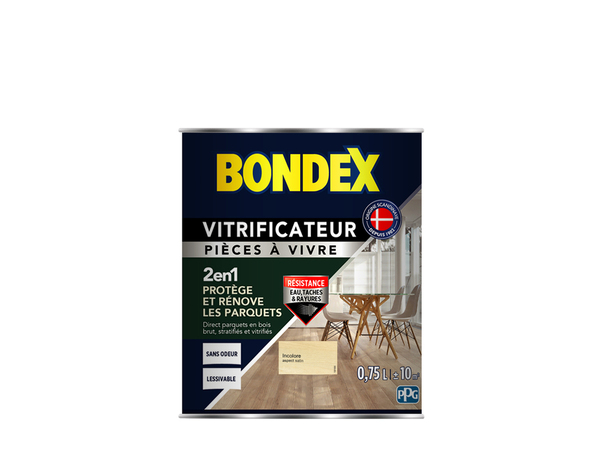 Vitrificateur incolore pour parquet 0,75 L - Bondex - Brico Dépôt