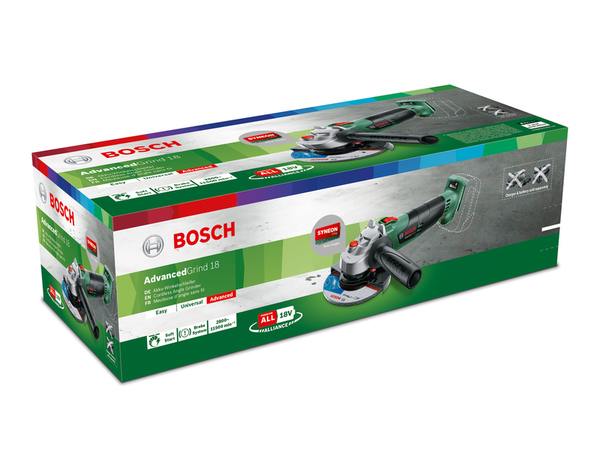 Meuleuse d'angle sans-fil - AdvancedGrind 18 - Bosch - Brico Dépôt
