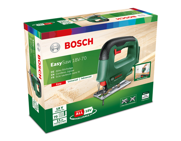 Scie sauteuse sans-fil - EasySaw 18 V - 70 - Bosch - Brico Dépôt