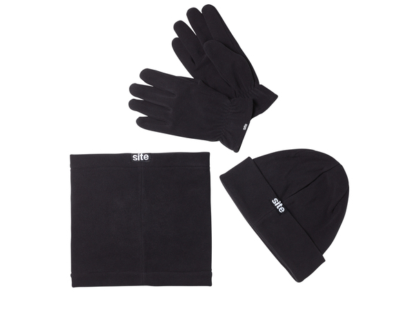 Kit accessoires polaire noir spécial hiver - Site - Brico Dépôt