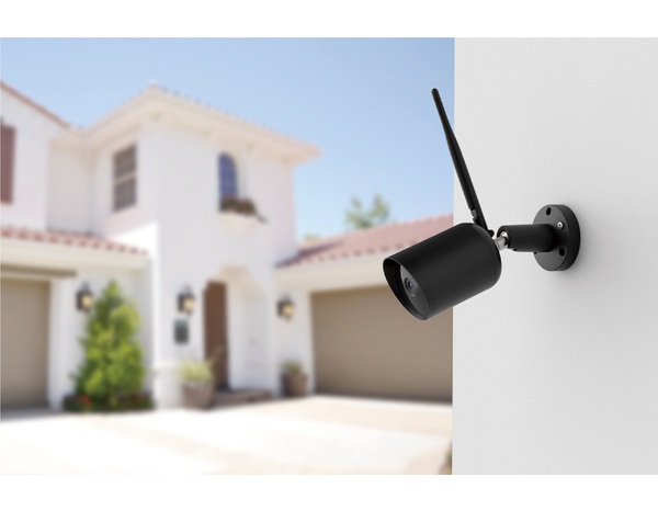Caméra de surveillance extérieur connectée WIFI - Fixe - Brico Dépôt