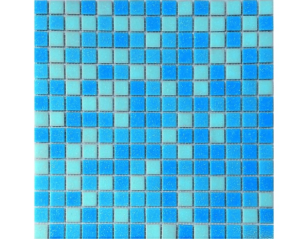 Mosaïque "Atlantic bleue" - l. 32,7 x L. 32,7 cm - Brico Dépôt