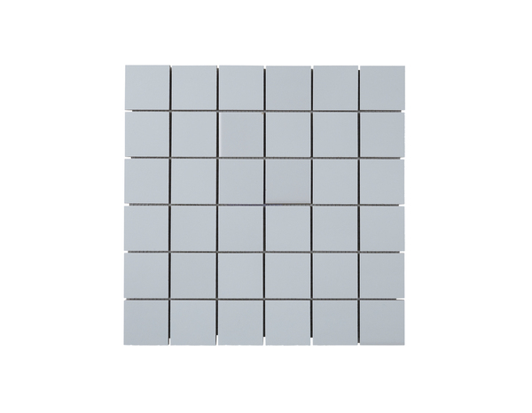 Mosaïque "Plain" gris clair - l. 30 x L. 30 cm - Carreaux 5 x 5 mm - Colours - Brico Dépôt