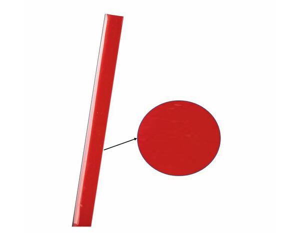 Listel "Red Ice" rouge - l. 2 x L. 40 cm - Brico Dépôt