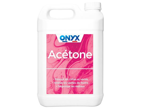 Acétone inflammable, irritant - 5 L - Onyx - Brico Dépôt