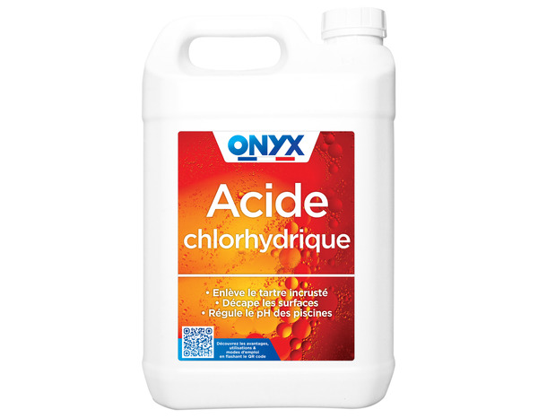 Acide chlorhydrique 23 % - 5 L - Onyx - Brico Dépôt