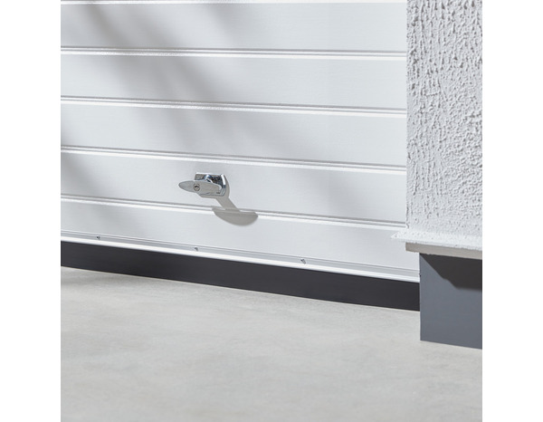 Bas de porte pour garage en aluminium à visser - L. 2,5 m (2 x 1,25 m) - Diall - Brico Dépôt
