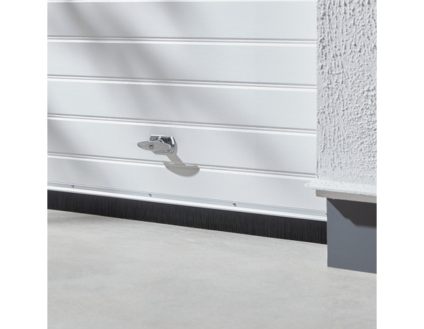 Bas de porte pour garage en aluminium avec brosse à visser - L. 2,5 m - Diall - Brico Dépôt