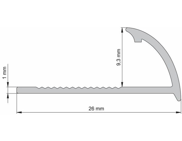 Profile 1/4 rond pvc 2,50 m x 9 mm - ivoire - Brenner - Brico Dépôt